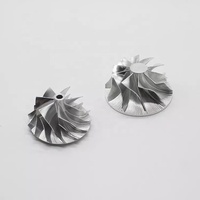 Moulage de précision personnalisable coulée sous vide inconel moteur à réaction rc turbine roue roue roue