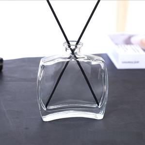 Sang trọng 100ml Rỗng phẳng vuông sậy khuếch tán chai tinh dầu hương liệu hương thơm khuếch tán chai với nút chai - Product Image 2