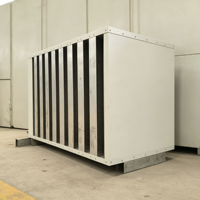Grille acoustique en tôle galvanisée sur mesure pour la réduction du bruit et l'atténuation sonore des tours de refroidissement de générateurs et des systèmes CVC