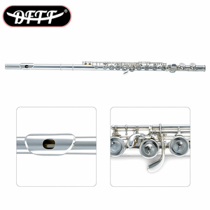 Flauta C con brazos puntiagudos franceses, 16 llaves, para profesores <span class=keywords><strong>de</strong></span> flauta, lecciones privadas, estudiantes, instrumento <span class=keywords><strong>de</strong></span> práctica mejorado, venta al por mayor - Product Image 2