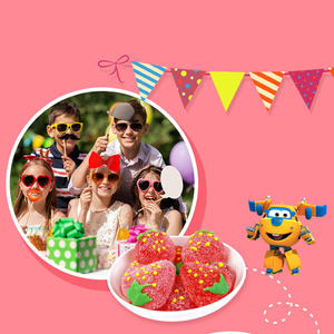 Snacks pour enfants en gros, oursons aux baies, canard, forme de dessin animé, guimauve fruitée semi-molle, bonbons en boîte, commerce extérieur transfrontalier - Product Image 5