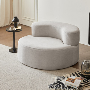 Canapé Bulle Personnalisable Compressé pour <span class=keywords><strong>Salon</strong></span>, Fauteuil Lounge Rond Moderne en Velours Côtelé, Qualité Fiable pour Appartement - Product Image 1