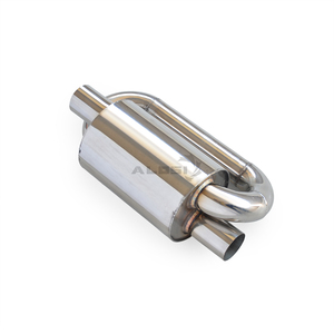 Universal S-type Back Pressure Exhaust Universal S-drum Resonator Universal S-type <strong>Muffler</strong> - Product Image 2