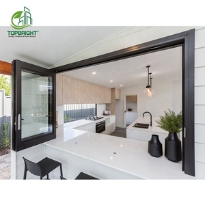Cửa Sổ Ban Công Gấp Gọn Bằng Nhôm Ở Nhà Cửa Sổ Gập Đôi Cửa Sổ Nhà Bếp Gấp Dọc - Product Image 3