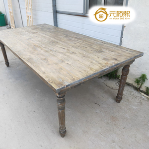 Tavoli da Pranzo Rustici in <span class=keywords><strong>Legno</strong></span> per Giardino, Eventi all'Aperto e Matrimoni <span class=keywords><strong>con</strong></span> Gambe Rimovibili - Product Image 1