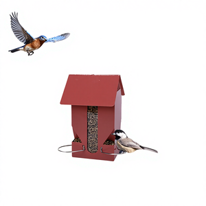 Sınır Ötesi Açık Hava Asılı Metal Plastik Otomatik Kuş Yemliği 0.5KG Model A8055 Avlu Bahçe Özelleştirilmiş Çin Malı - Product Image 1