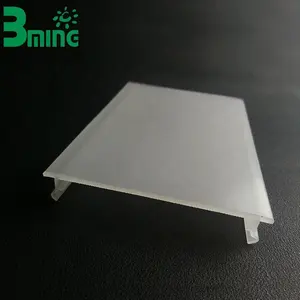 Bming Big C Shape Led Ceiling Light Cover Parts Extruded Plastic Profiles for Office Lighting