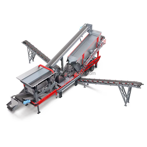 Carrière minière concasseuse calcaire gravier granit <span class=keywords><strong>béton</strong></span> combiné mobile concasseur de pierres avec écran vibrant - Product Image 1