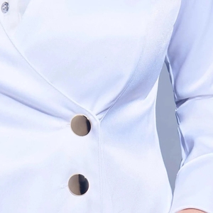 Uniformi <span class=keywords><strong>da</strong></span> <span class=keywords><strong>lavoro</strong></span> a maniche lunghe <span class=keywords><strong>da</strong></span> donna per ospedale di bellezza Pet Staff femminile abbigliamento <span class=keywords><strong>da</strong></span> <span class=keywords><strong>lavoro</strong></span> clinica personale donna Doctor White Coats - Product Image 4