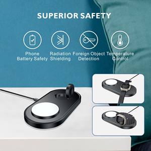 Nouvelles tendances meilleur chargeur <span class=keywords><strong>sans</strong></span> <span class=keywords><strong>fil</strong></span> 3 en 1 chargeur de montre de bureau 15W chargeur <span class=keywords><strong>sans</strong></span> <span class=keywords><strong>fil</strong></span> Portable station pliable batterie externe - Product Image 6