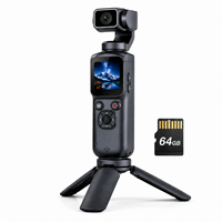 Nouvelle Caméra Sportive Portable 4K HJD-05 avec Suivi Facial pour l'Extérieur, Gimbal de Poche HD avec Capteur CMOS Électronique