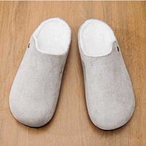 Chaussons d'intérieur unisexes en liège à bout fermé pour hommes, hiver 2025, antidérapants, en peluche, personnalisés - Product Image 5