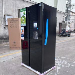 Big Capacity Home Double Door Side by Side Refrigerator Wind Cooled with Water Dispenser Energy Saving 570L - Product Image 3
