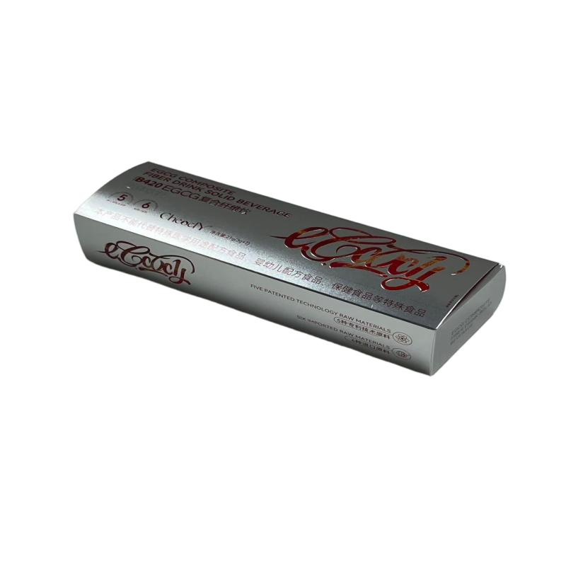 High End Silver Card Medical Care Box Exquisite Packaging For Herbal Supplement Durable Foil Printed Carton