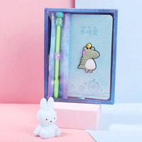 Auf Lager Anime Nettes Notizbuch Mit 3D-Stift Topper Für Schüler Hand Konto Tagebuch Kinder Zurück zur Schule Geschenke Mit Box