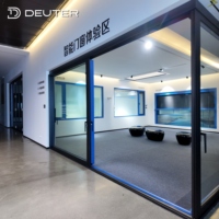 Puertas Corredizas de Vidrio de Aluminio de Alta Resistencia con Aislamiento Térmico, de Gran Apertura, de Piso a Techo, para Terrazas, Ahorro de Energía