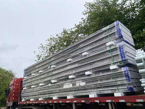 Panneau sandwich en ciment EPS de 100 mm, isolé, en mousse ondulée, personnalisé, <span class=keywords><strong>prix</strong></span> d'usine, avec un design moderne et métallique <span class=keywords><strong>pour</strong></span> le toit - Product Image 6