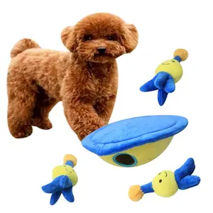 पालतू जानवर आलीशान खिलौना रचनात्मक विदेशी यूएफओ पालतू खिलौना Decompression के दाढ़ कुत्ते इंटरएक्टिव खिलौना