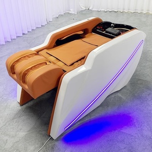 Cama de Masaje con Luz LED de Acrílico, Eléctrica, Inteligente <span class=keywords><strong>y</strong></span> Totalmente Automática, de Lujo, para Salones de Belleza <span class=keywords><strong>y</strong></span> Barberías - Product Image 3