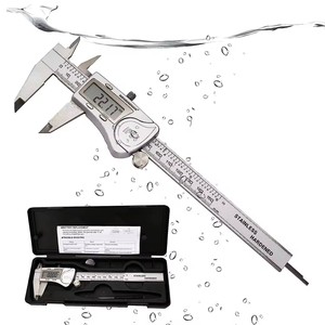 Calibrador <span class=keywords><strong>Digital</strong></span> <span class=keywords><strong>de</strong></span> cuerpo metálico IP54, calibradores <span class=keywords><strong>Vernier</strong></span> electrónicos <span class=keywords><strong>de</strong></span> acero inoxidable, herramientas <span class=keywords><strong>de</strong></span> medición métricas/<span class=keywords><strong>pulgadas</strong></span> <span class=keywords><strong>de</strong></span> 0-150mm - Product Image 1