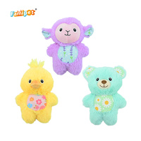 Famipet Fabricant Grossiste Nouveau Thème Printanier Design Animal Mignon Jouet Sonore en Peluche Douce et Froissée pour Animaux de Compagnie Jouet Couineur pour Chien