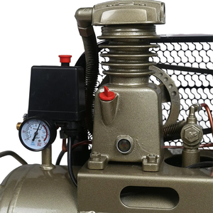 Kompresor Piston portabel 4HP, sabuk kekuatan mesin diesel, kompresor udara digerakkan - Product Image 4