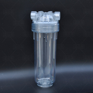 ตัวกรองใสขนาด 10 นิ้ว วัสดุ PET ติดตั้งง่ายสำหรับเครื่องกรองน้ำแบบกรองล่วงหน้า - Product Image 1