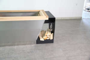 الأكثر مبيعاً خشب الشوكران/خشب الأرز الأحمر/خشب الصنوبر المستورد من كندا بحجم 6 ~ 8 أشخاص مع مدفأة حريق من الخشب - Product Image 6