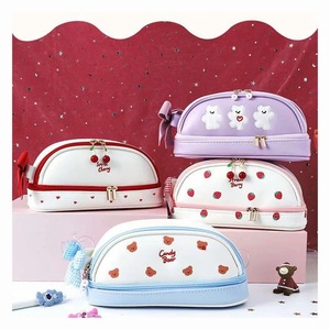 Usine directe cerise fille coeur Simple boîte de papeterie mignon école primaire collège filles portefeuille porte-carte coréen - Product Image 1