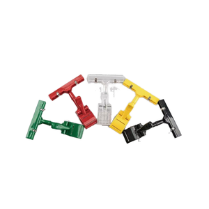 Colorful Supermarket <b>Shelf</b> Price Label Display <b>Plastic</b> Holder Clips - Product Image 1