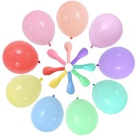 Lot de 100 ballons pastel de 12 pouces, ballons multicolores en macaron pour anniversaire, fête arc-en-ciel, fête prénuptiale, décorations de mariage