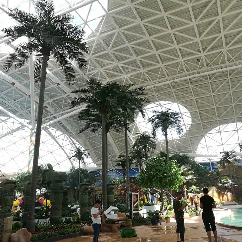 Sen Masine12m風景カスタマイズされた偽の大きな植物屋外の高シミュレーション人工の大きなココナッツの木