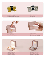 FADELI PACKING Ensemble de bijoux en pierre rouge plaqué or, bague, boucles d'oreilles, bracelet pour femme, coffret cadeau de luxe pour mariage