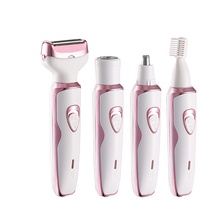 Brosse de massage électrique multifonctionnelle 4 en 1, rechargeable par USB, pour nettoyer les poils et éliminer les callosités Équipement de beauté