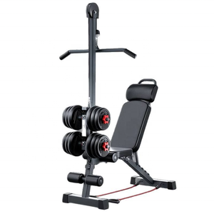 Multi Position Adjustable Heavy Duty Foldable Steel/PU Weight Training Bench for <b>Dumbbell</b> Press and Strength Workout - Product Image 2