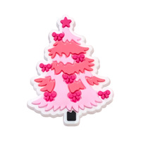 Breloques pour chaussures sur le thème de Noël, accessoires pour chaussures, fleurs, bonhomme de neige, flocons de neige et sapin de Noël - Breloques pour chaussures en caoutchouc souple, décorations