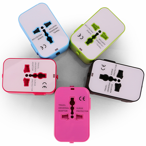 Adaptador de Viaje Universal con <span class=keywords><strong>Mini</strong></span> <span class=keywords><strong>Enchufe</strong></span> y Toma de Corriente, 6A, 1 <span class=keywords><strong>USB</strong></span> 1A + 1 Tipo-C 2.4A, 100-250V, para Laptop y Cámara, Ligero - Product Image 5