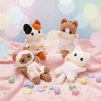 Peluche Sac de Poils en Forme de Chat Mignon, en Polyester, Unisexe, pour Enfants, Poupée Réconfortante, 14 Ans et plus, Cadeau du Nouvel An, Vente en Gros