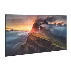 98 100 110 אינץ 4k uhd תצוגה צרה חצילית 2x2 מסגרת מסך מסך lcd מסך קיר וידאו