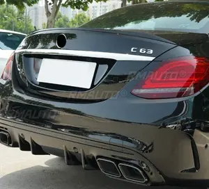 Alerón Trasero para Maletero, Kit de Carrocería para Mercedes Benz Clase C Sedán 4 Puertas W205 C180 C200 C260 C300 C63 C43 2015-2021, Pieza Exterior - Product Image 6