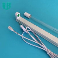Lumière ultraviolette 20W UVC 254nm, tube germicide UV, luminaires UV, éclairage de désinfection ultraviolet mural et de plafond