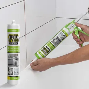 Vệ sinh bồn rửa phụ Matte kết thúc caulking trung tính Silicone sealant cho nhà bếp và phòng tắm