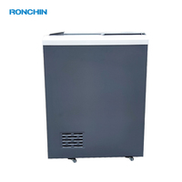 Congélateur horizontal à vente directe d'usine, congélateur cryogénique, congélateur profond avec porte en verre