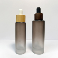 Flacon en verre à épaule plate haute performance pour huiles essentielles et parfums, idéal pour l'emballage cosmétique