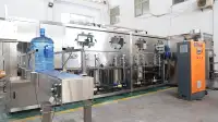 Yüksek performanslı 3in1 monoblok 20 litre şişe su dolum makinesi saf su üretim hattı