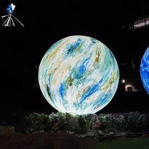 Escultura de Globo Terráqueo Interactivo a Gran Escala Personalizada, Instalación Artística de Planeta para Decoración de Espacios Públicos y Parques al Aire Libre - Product Image 6