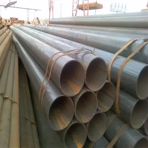ASTM SSAW Spiral Welded Steel Pipes 620mm Q235 Q195 Q345 Round Carbon Steel Pipe Tube