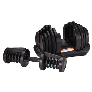 Haltère réglable à changement rapide de 90 lb avec système à cadran, poids de main durables pour l'entraînement <span class=keywords><strong>HIIT</strong></span> et la musculation - Product Image 3