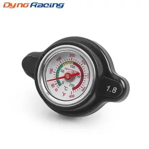 Hogedruk Watertank Thermostatische Radiator Cap Cover Met Temp Gauge Meter 1.8 Bar Voor Kawasaki Kx 65 80 85 100