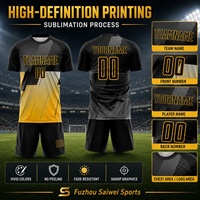 Camiseta de Fútbol Personalizada con Nombre de Jugador, Uniforme de Fútbol Transpirable y Elástico